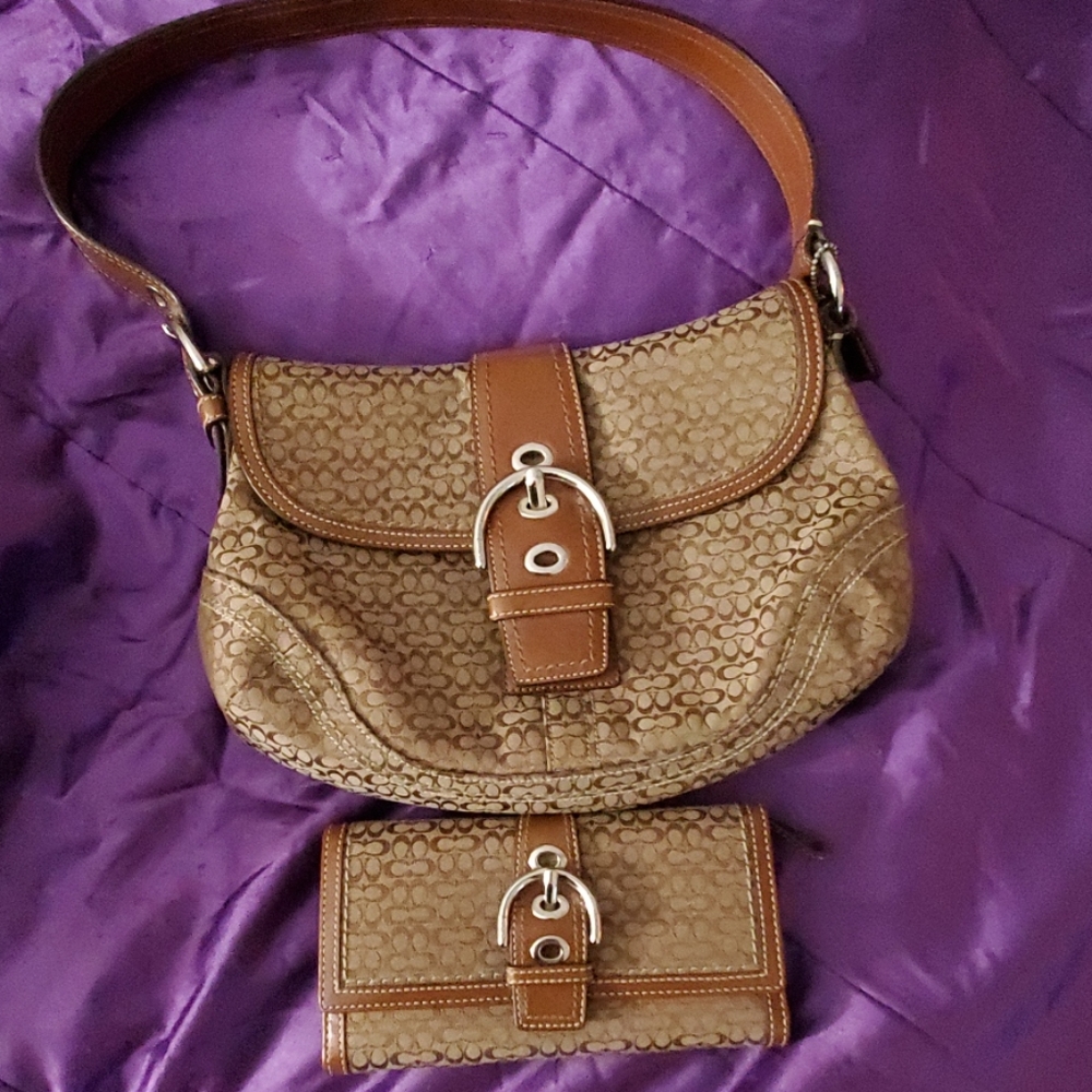 Purse and matching wallet bundle
